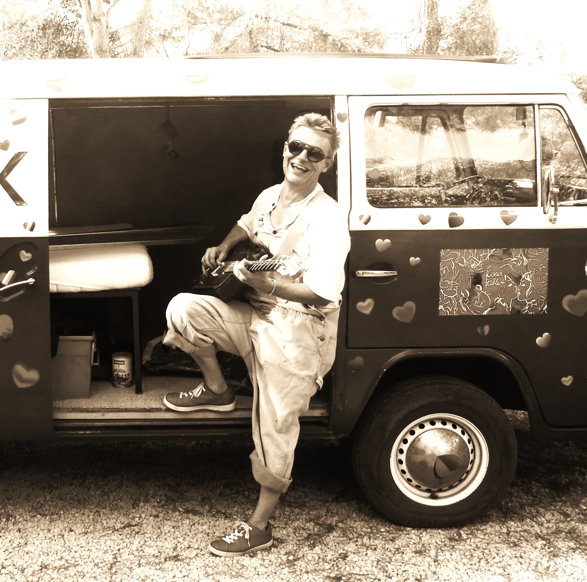Olivier Delfor on the road again. Olivier Delfor en VW